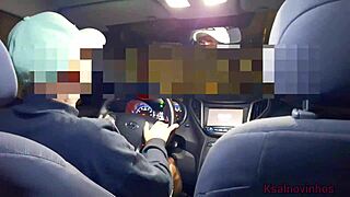 WATCH THIS FIERY REDHEAD TEASE DRIVER BEFORE PUBLIC STREET FUCK?!