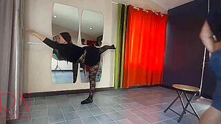 Teacher Spanks Ballerina Regina Noir Fucks Mouth And Pussy