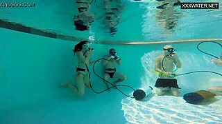 Hey couple catches Eva Sasalka Jason underwater fuck fest 😍💦