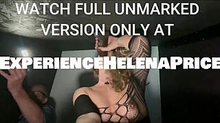 gloryhole date night cuckold milf helena price swallows bbc cum backstage