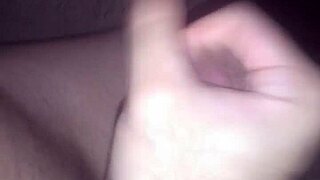 guy jerks huge cock fast in solo masturbation frenzy close up