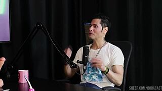 bruna carlos bora cast compilados on sheer red lingerie domination