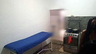 my best friend moans as neighbor seduces her during dinner prep