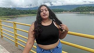 abandoned curvy ebony bride in corset gets fingered spanked ridden by stranger hard