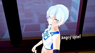 Intense Team RWBY Workout Ends with Creampie Explosion in Steamy POV