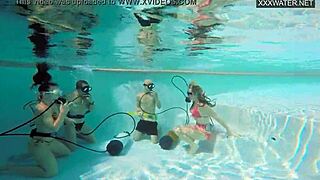 Hey couple catches Eva Sasalka Jason underwater fuck fest 😍💦