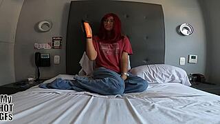 Condom slipped out but keep going just don't cum inside me