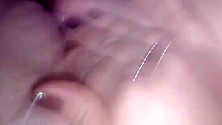 Hot white girl masturbates wildly while ass gets tongue fucked!!