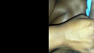 pretty girl spits slick handjob close-up action