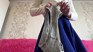 Does sexy 18yo student finger her dripping wet pussy tight?