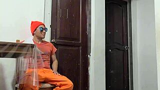 curvy latina takes delivery boy's monster cock deep anal fuck