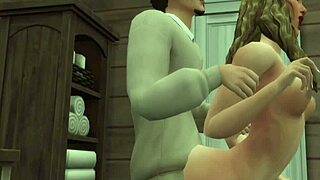 damn nasty latina slams rough anal on toilet seat!!