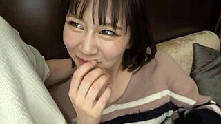 meow, this busty japanese college catgirl's shaved pussy squirts from raw creampie sex!