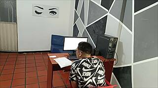 Fucked Office Maid She's Best Friend's Stepsister!