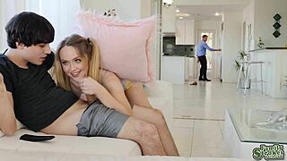 feeling so horny watching teen nikole nash join ricky spanish shower jerk off