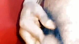 Slave Bunny Dances Teases Small Hairy Cock in Kitchen BDSM