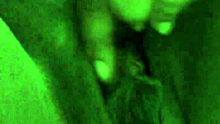 sparksxxx spreads wide for close-up ebony pussy toy play on cam