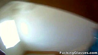 he bends clueless redhead renata teen 18+ over for hardcore doggystyle cumshot glasses on