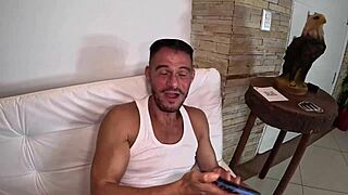 russah craves nonstop fucking everywhere even shower grabs the hung stud bareback