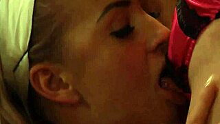 sophie the gorgeous lesbian slave licks her mistress to screaming orgasm in total submission!!