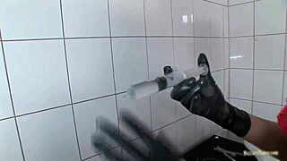 Bound blonde slut gagged deepthroat pussy fucked bdsm spanking choke