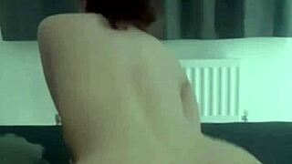 horny american exchange student girlfriend squirts in solo toy play