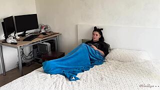 gamer girl has no choice but to please stepbro with her body all ways