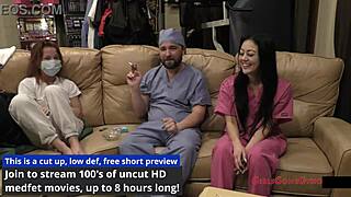 blaise celeste's intimate nurse exam reveals hidden desires backstage