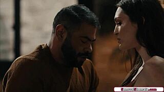 sensual shemale tori easton tempts stepdad with bareback ass licking