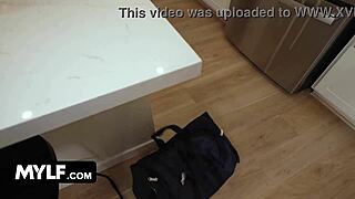 Washing Machine Vibes Tempt Her into Titty Play and Wild Riding