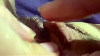 amateur huge clit throbs in extreme closeup orgasm footage