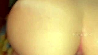 Suggestive 18yo redhead rides old cock squirting wet in homemade hardcore sex tape