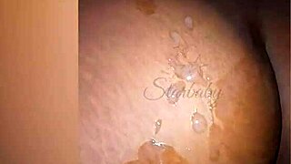 gostosa de mafalda teases in sheer then takes amateur creampie doggystyle