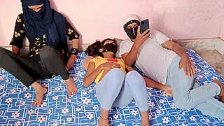 muslim friend fucks virgin stepsis in dirty threesome