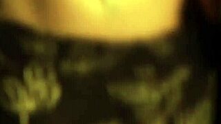 innocent indian beauty dances seductively stripping panties off bed