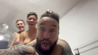 deep anal thrusts into her tight ass then pussy pounding till mutual cumshot