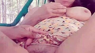 Latina milf fists her tight pussy till she squirts in orgasmic rush