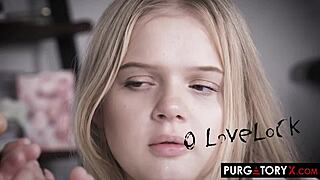 old perv pounds young coco lovelock with stepparents in wild threesome