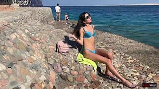 Public Pickup Lady Agrees to Doggystyle Fuck and Walk with Facial Cum Display