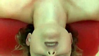 shoving massive cock balls-deep into inverted deepthroat over and over relentlessly