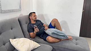 Boyfriend Leaves and Roommate's Big Cock Fills Mia Montielth in Dorm Cowgirl Ride