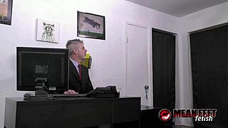 CLASSY TERRA MIZU MAKES RICHARD LENNEX LICK HER FEET AND SOCKS! 👠😈