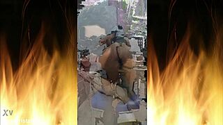 brazilian housewife flashes ass begs for deep pounding