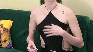 kit summers rocks that tight 18+ black bodysuit with gothic miniskirt part 3?