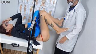 stepmom takes stepdaughter to perverted gynecologist for kinky exam domination