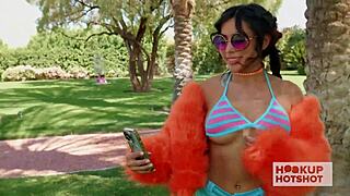 Jena Larose Worships Nade Nastys Monster Cock Up Her Gaping Ass Deep