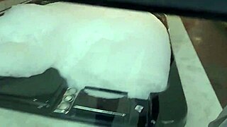 Hey busty latina, spied bathing? Now take cock deep in your pear-shaped ass!