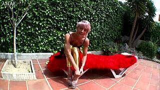 whoa nicky wayne's rocking high heels for that deep anal assfucking gaping and massive cumshot outdoor 😈👠🍑💦