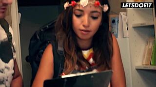 Frida Sante Ends Friendzone with Hotel Doggystyle Fuck