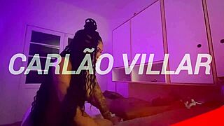 my wife brings her curvy friend for a wild group cock choking session